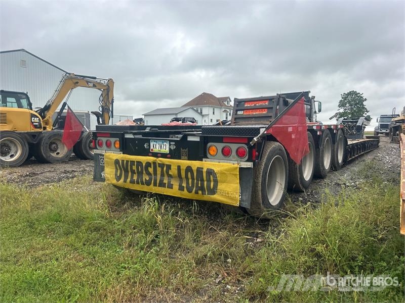 Trail King Quad/A Removable Gooseneck Lowboy Trailer 로우 로더