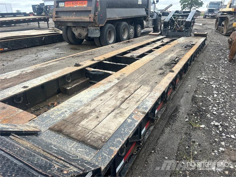 Trail King Quad/A Removable Gooseneck Lowboy Trailer 로우 로더