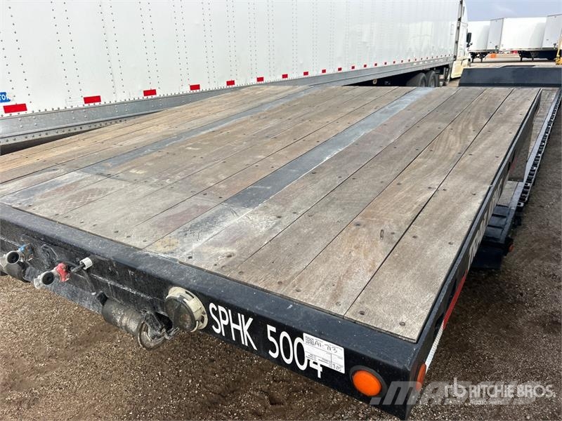 Trail King T/A 53 ft Extendable Removable Gooseneck Lowboy Tr Zemie treileri