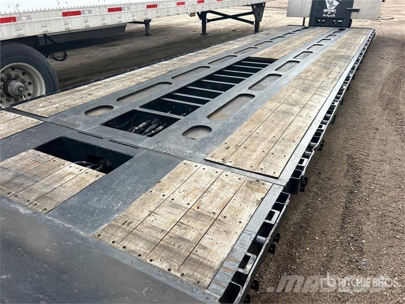 Trail King T/A 53 ft Extendable Removable Gooseneck Lowboy Tr Zemie treileri