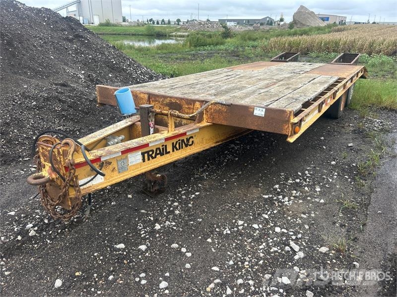 Trail King TK40LP 20 ft T/A Equipment Trailer Oprijwagen