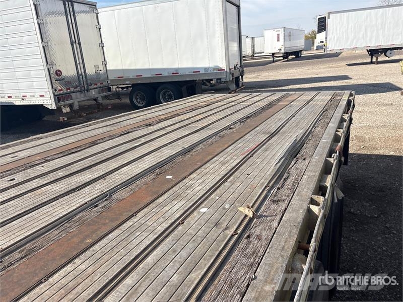 Transcraft 40000 lb 48 ft T/A Flatbed Trailer Platformas/izkraušana no sāniem