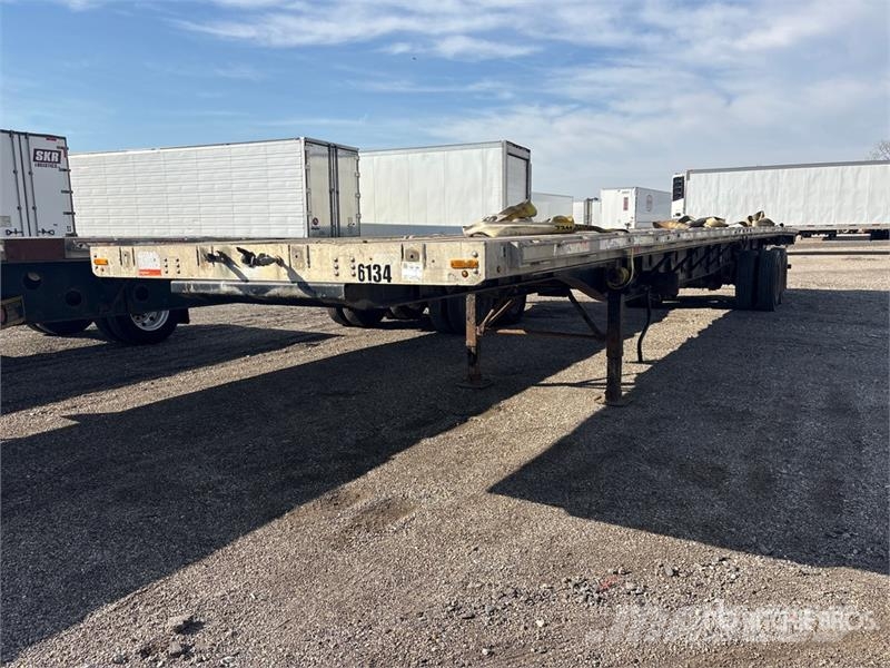 Transcraft 40000 lb 48 ft T/A Flatbed Trailer Platformas/izkraušana no sāniem