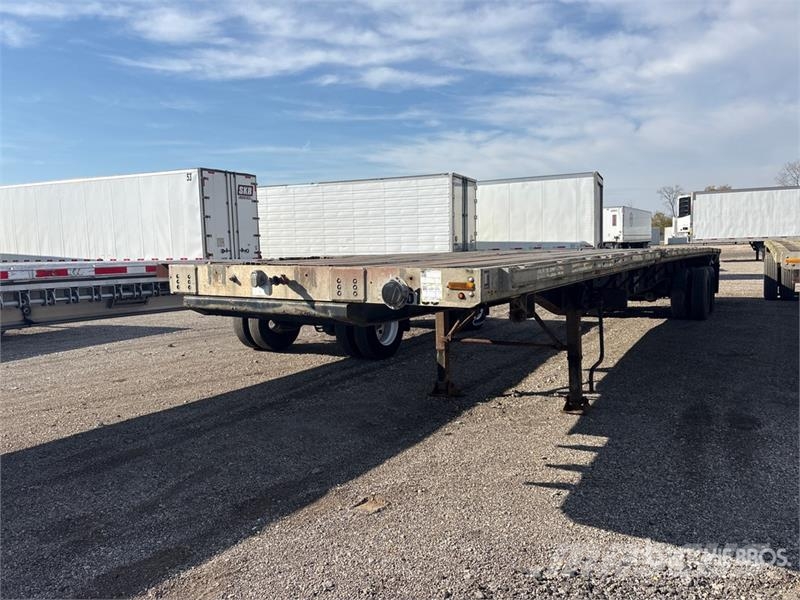 Transcraft 40000 lb 48 ft T/A Flatbed Trailer Platformas/izkraušana no sāniem