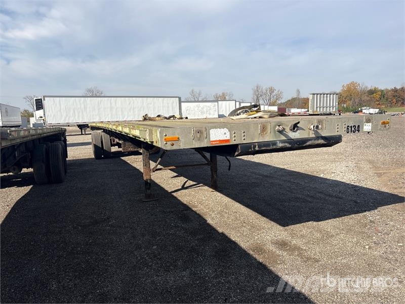 Transcraft 40000 lb 48 ft T/A Flatbed Trailer Platformas/izkraušana no sāniem