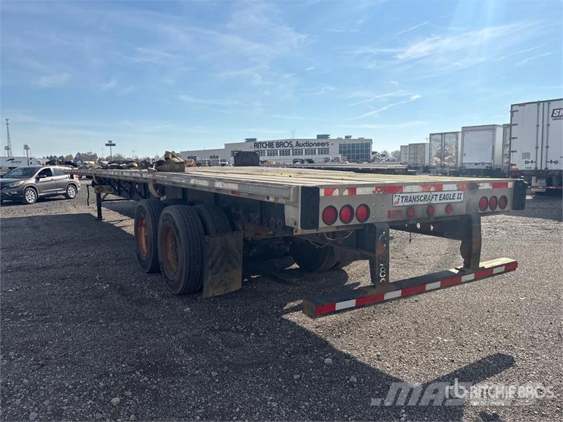 Transcraft 40000 lb 48 ft T/A Flatbed Trailer Platformas/izkraušana no sāniem