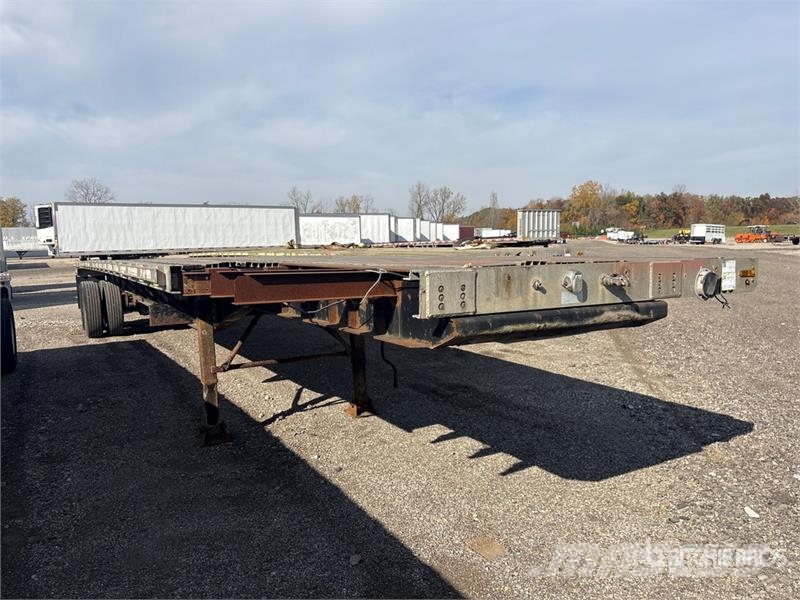 Transcraft 40000 lb 48 ft T/A Flatbed Trailer Platformas/izkraušana no sāniem