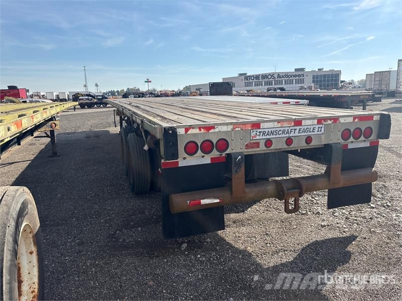 Transcraft 40000 lb 48 ft T/A Flatbed Trailer Platformas/izkraušana no sāniem