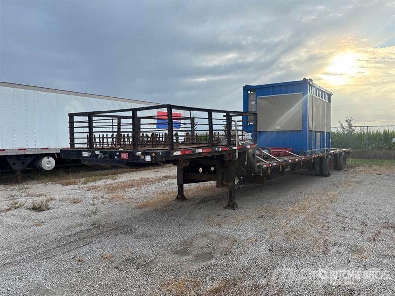 Transcraft 53 ft T/A Step Deck Trailer Maskintransporter