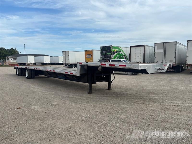 Transcraft 53 ft T/A Step Deck Trailer Tieflader
