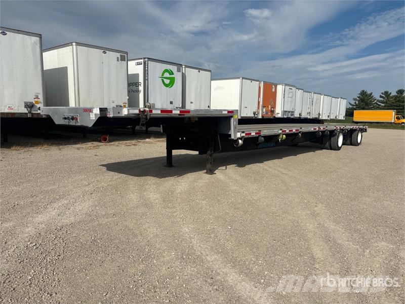 Transcraft 53 ft T/A Step Deck Trailer Tieflader