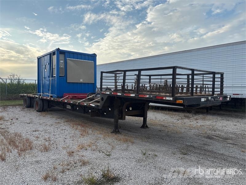 Transcraft 53 ft T/A Step Deck Trailer Maskintransporter