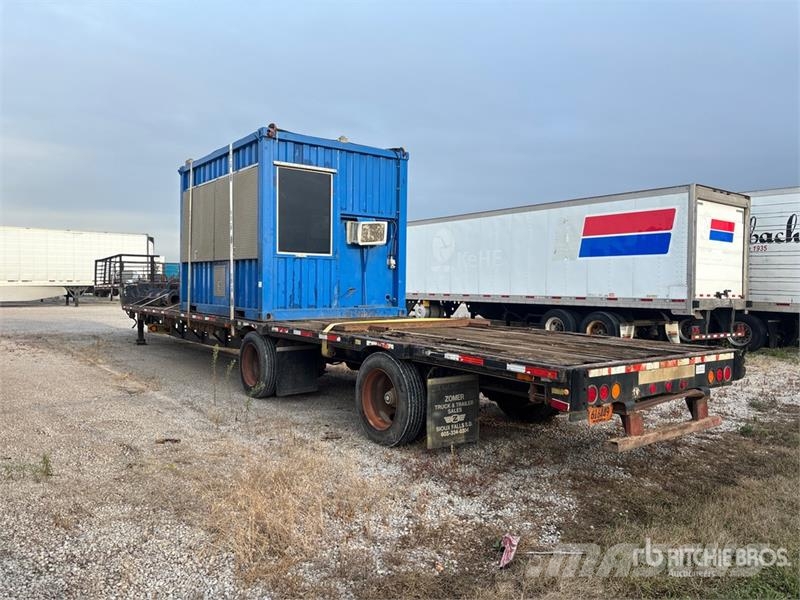Transcraft 53 ft T/A Step Deck Trailer Maskintransporter