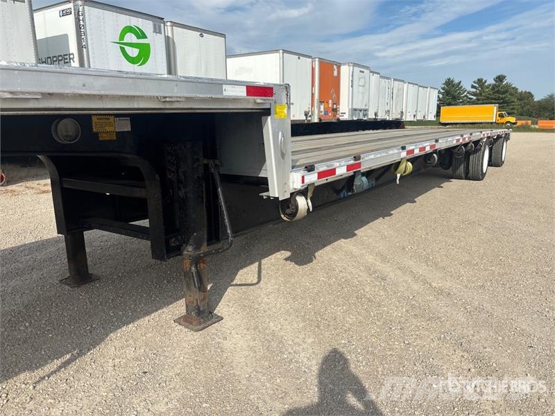 Transcraft 53 ft T/A Step Deck Trailer Tieflader