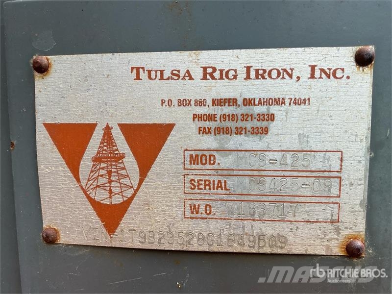 Tulsa Rig Iron MCS-425 Bentonite Mixing & Recycling System Öl- und Gasbohrgeräte