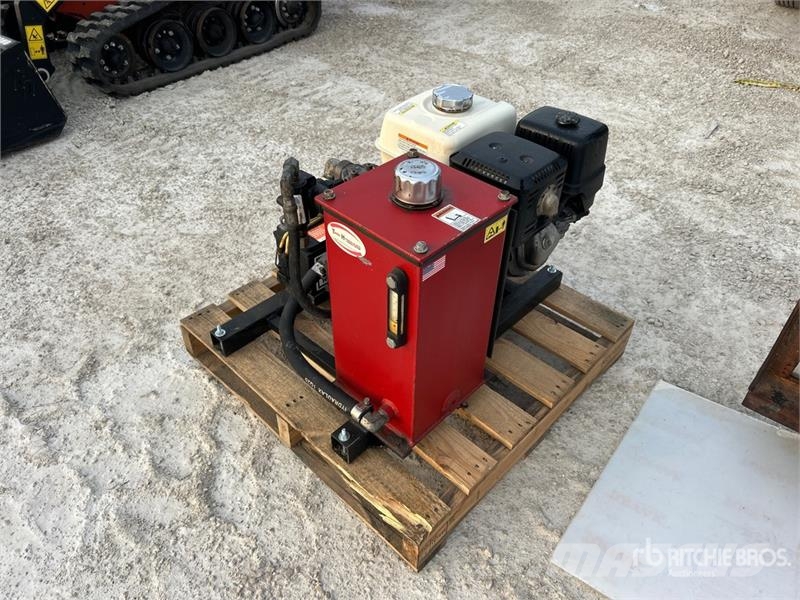  Twin Hydraulics Low Boy Trailer Hydraulic Power Pa Hidrauliskie pāļu āmuri