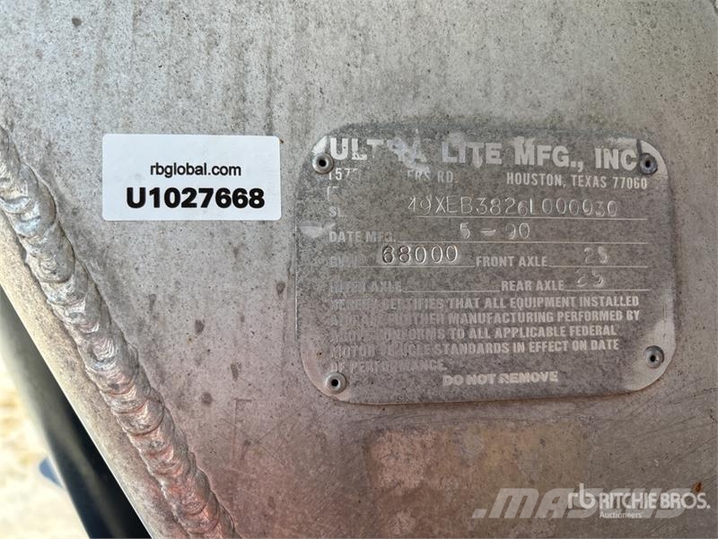  Ultra Lite 38 ft 0 in T/A Aluminum End Dump Traile 傾卸式拖車