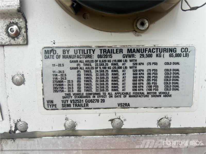 Utility 3000R Semi-trailer med Kølefunktion