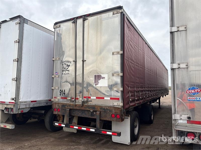 Utility 50 ft T/A Spread Axle Curtain Side Trailer Curtainsideranhänger
