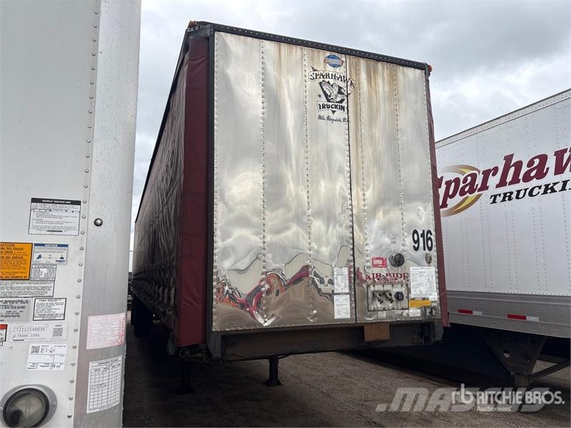 Utility 50 ft T/A Spread Axle Curtain Side Trailer Curtainsideranhänger