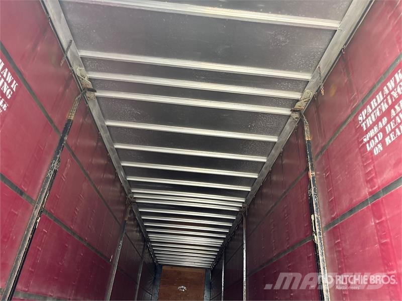 Utility 50 ft T/A Spread Axle Curtain Side Trailer Curtainsideranhänger