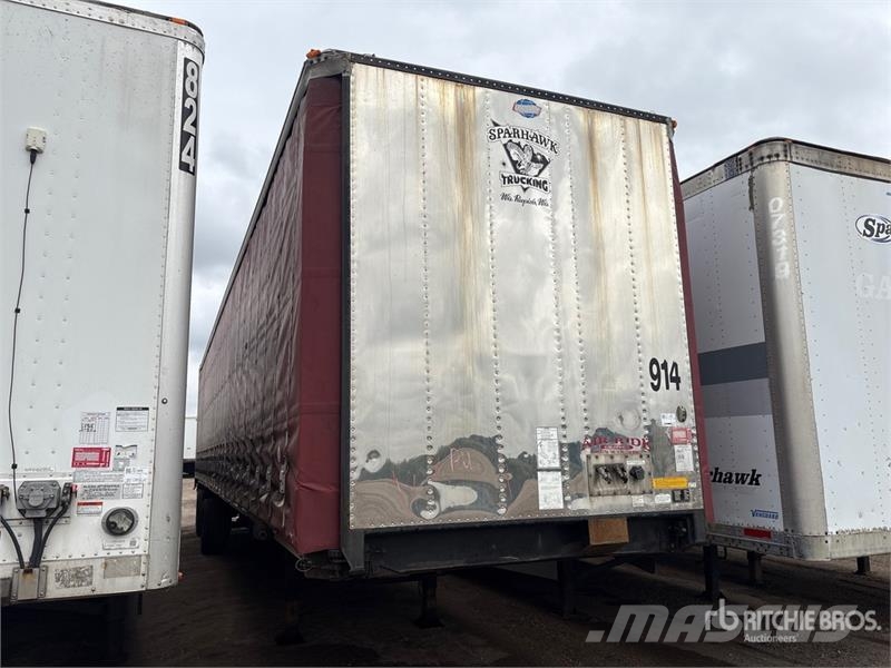 Utility 50 ft T/A Spread Axle Curtain Side Trailer Curtainsideranhänger