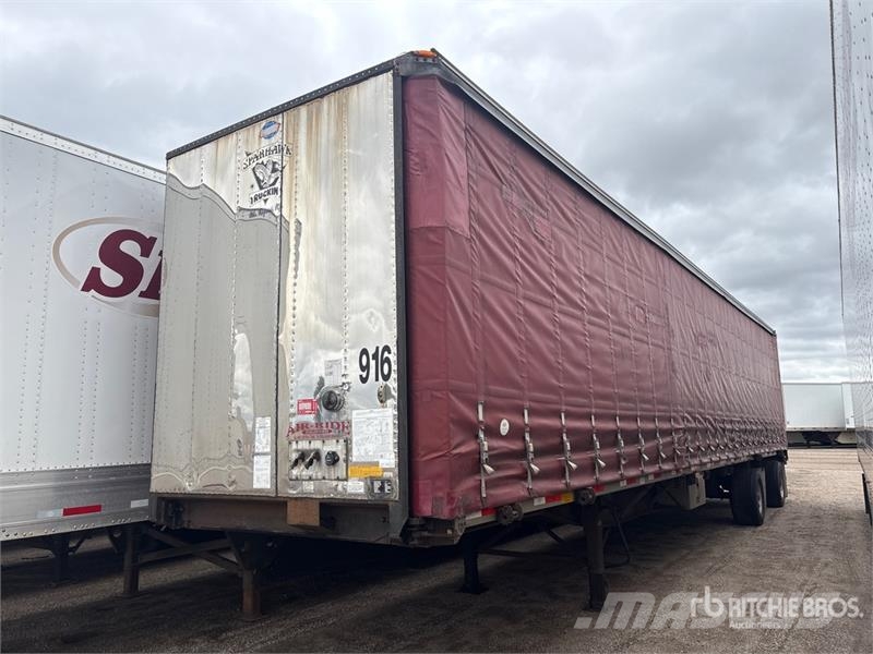 Utility 50 ft T/A Spread Axle Curtain Side Trailer Curtainsideranhänger