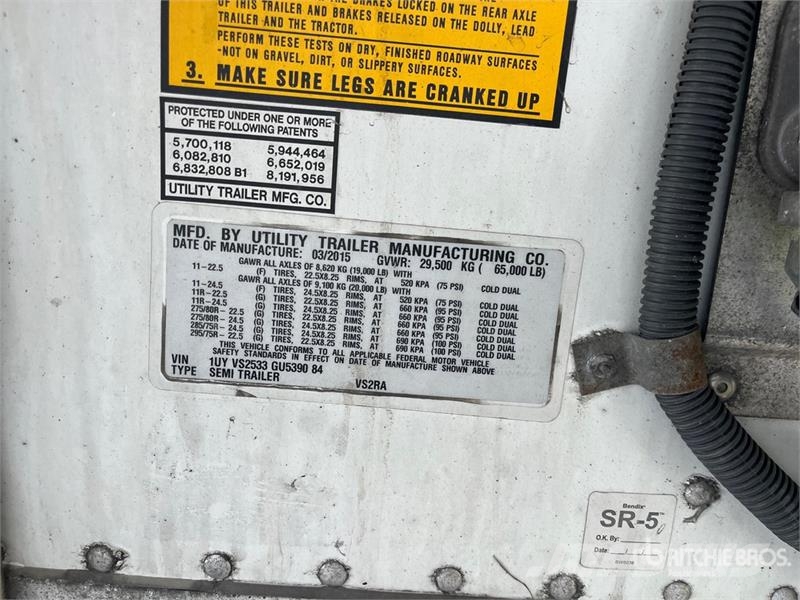 Utility 53 ft T/A Refrigerated Trailer Semirremolques isotermos/frigoríficos