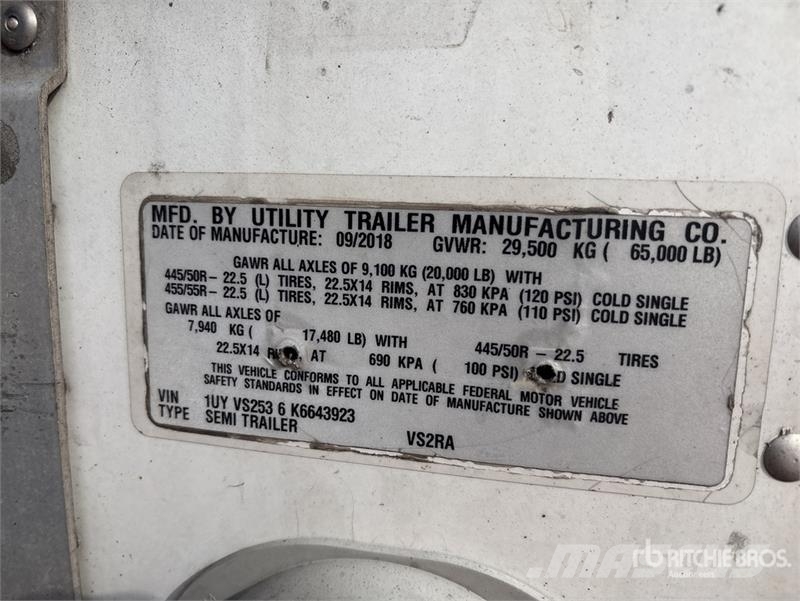 Utility 53 ft T/A Refrigerated Trailer Semi Reboques Isotérmicos