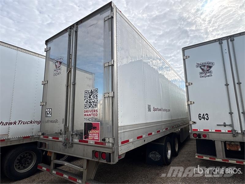 Utility 53 ft x 102 in T/A Van Trailer Sanduk prikolice