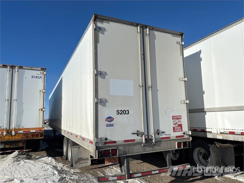 Utility 53 ft x 102 in T/A Van Trailer Dengtos priekabos
