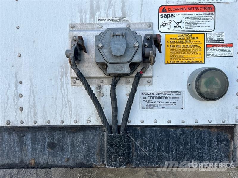 Utility 53 ft x 102 in T/A Van Trailer Dengtos priekabos