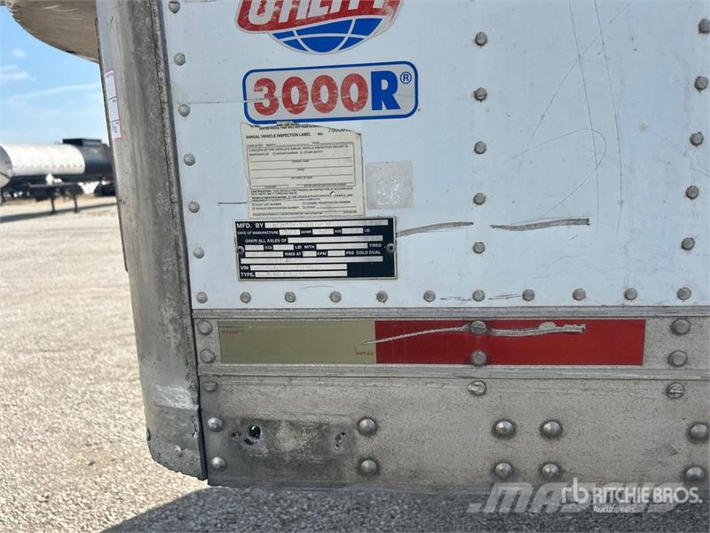 Utility 53 ft x 102 in T/A Refrigerated Trailer Puspriekabės su izoterminiu kėbulu