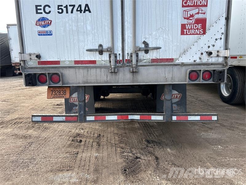 Utility 53 ft x 102 in T/A Van Trailer Dengtos priekabos