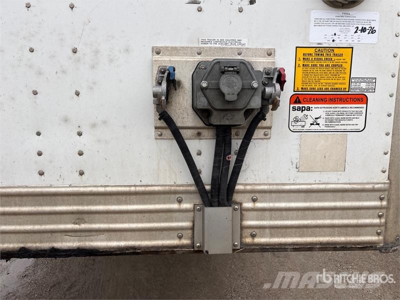 Utility 53 ft x 102 in T/A Van Trailer Dengtos priekabos
