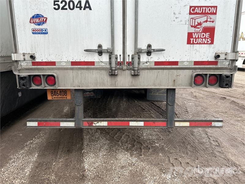 Utility 53 ft x 102 in T/A Van Trailer Dengtos priekabos