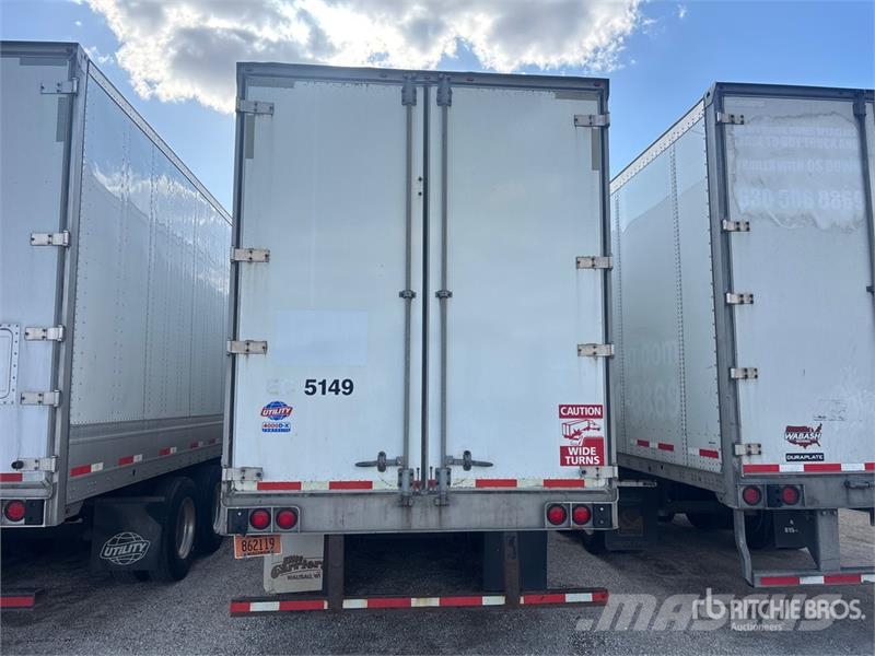 Utility 53 ft x 102 in T/A Van Trailer Dengtos priekabos
