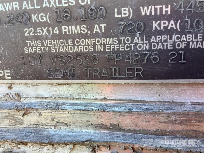 Utility 53 ft x 102 in T/A Van Trailer Dengtos priekabos