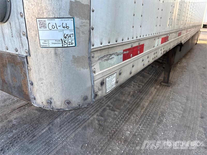 Utility 53 ft x 102 in T/A Van Trailer Dengtos priekabos