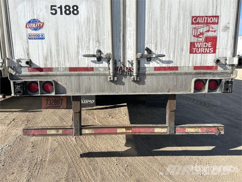 Utility 53 ft x 102 in T/A Van Trailer Dengtos priekabos