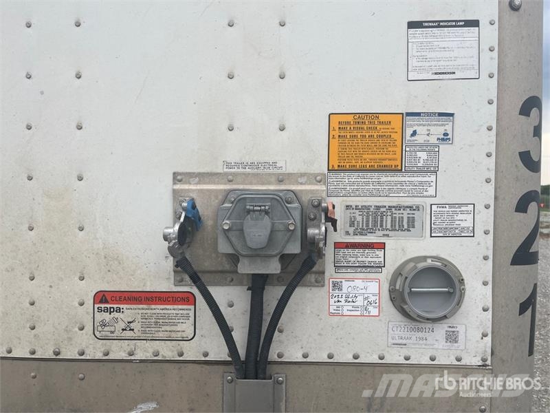 Utility 53 ft x 102 in T/A Van Trailer Gesloten opbouw trailers