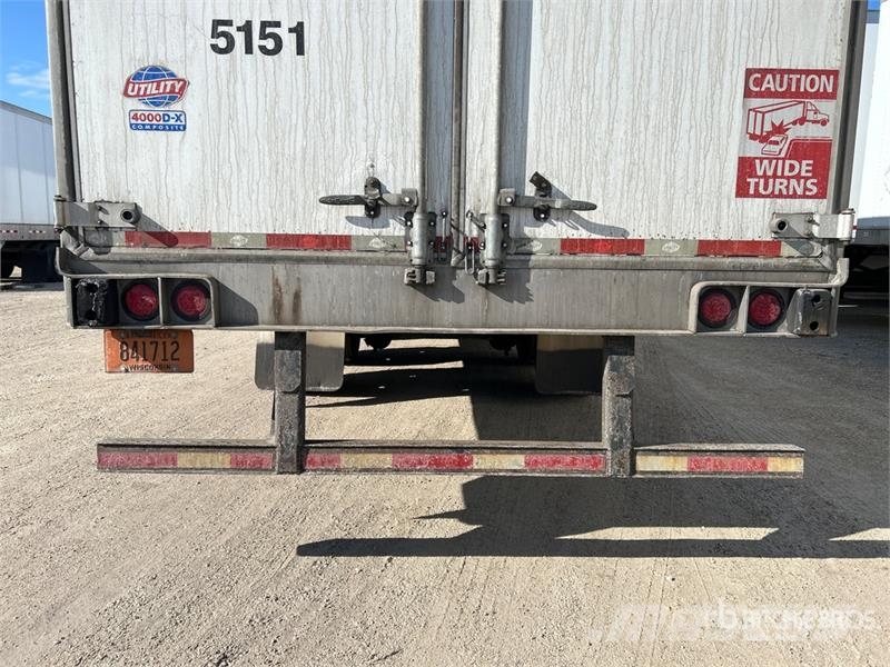 Utility 53 ft x 102 in T/A Van Trailer Dengtos priekabos