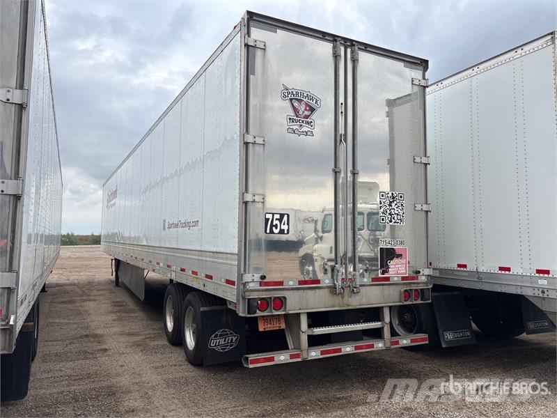 Utility 53 ft x 102 in T/A Van Trailer 箱體拖車