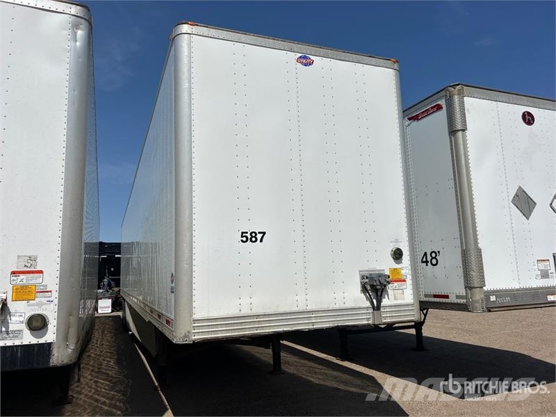 Utility 53 ft x 102 in T/A Van Trailer Dengtos priekabos