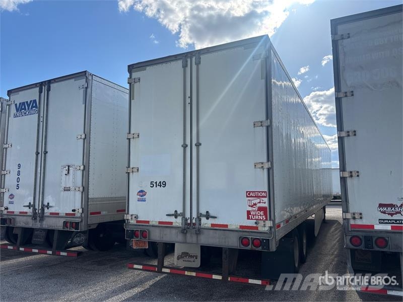 Utility 53 ft x 102 in T/A Van Trailer Dengtos priekabos