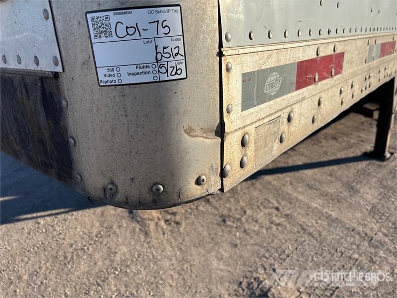Utility 53 ft x 102 in T/A Van Trailer Dengtos priekabos