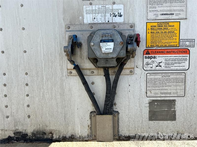 Utility 53 ft x 102 in T/A Van Trailer Dengtos priekabos