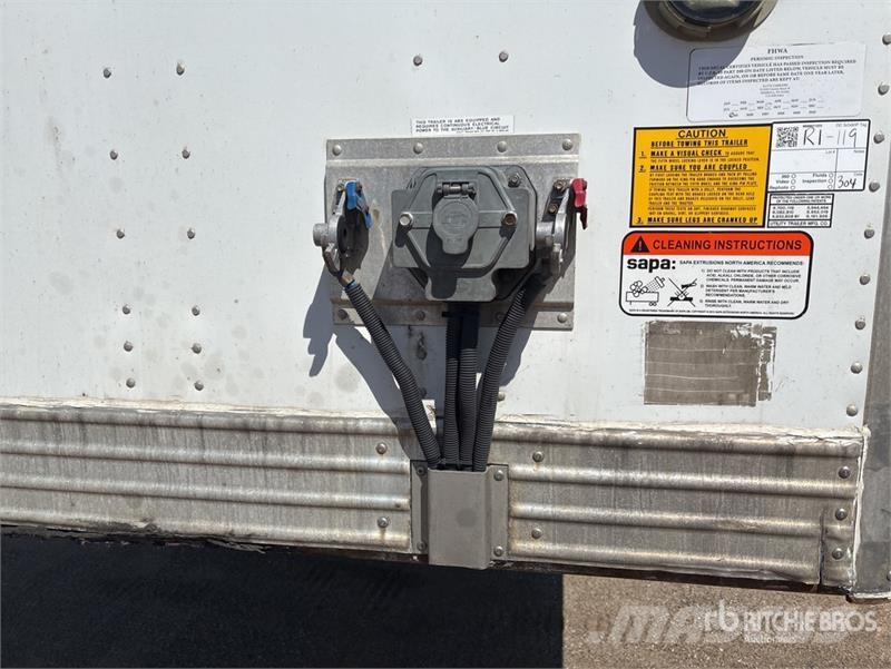 Utility 53 ft x 102 in T/A Van Trailer Dengtos priekabos