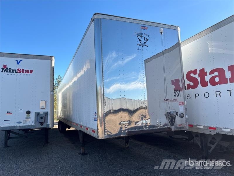 Utility 53 ft x 102 in T/A Van Trailer Furgons
