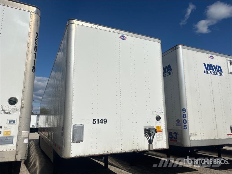 Utility 53 ft x 102 in T/A Van Trailer Dengtos priekabos
